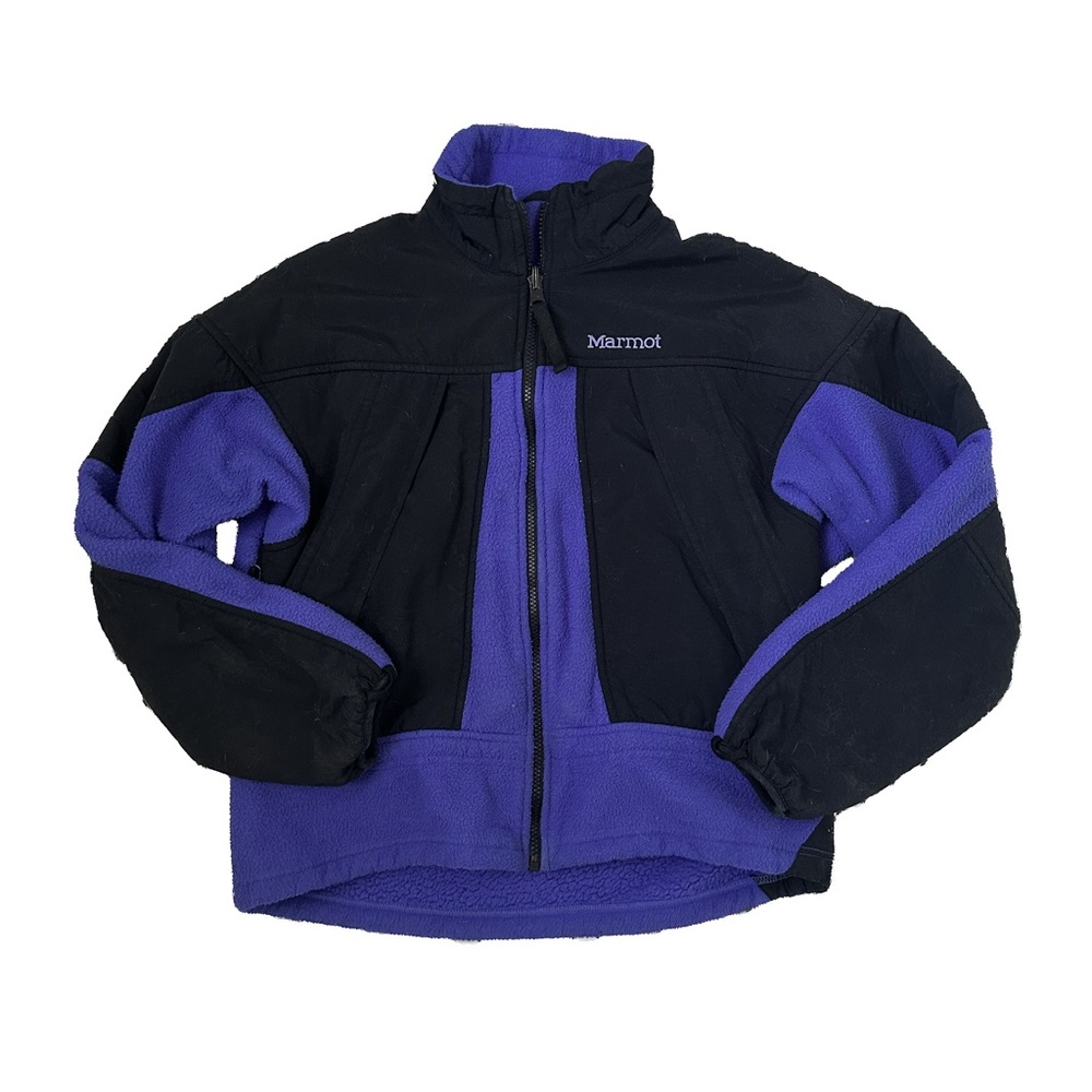 Vintage 90s Marmot Midnight Blue Pullover Fleece, Women’s SM.